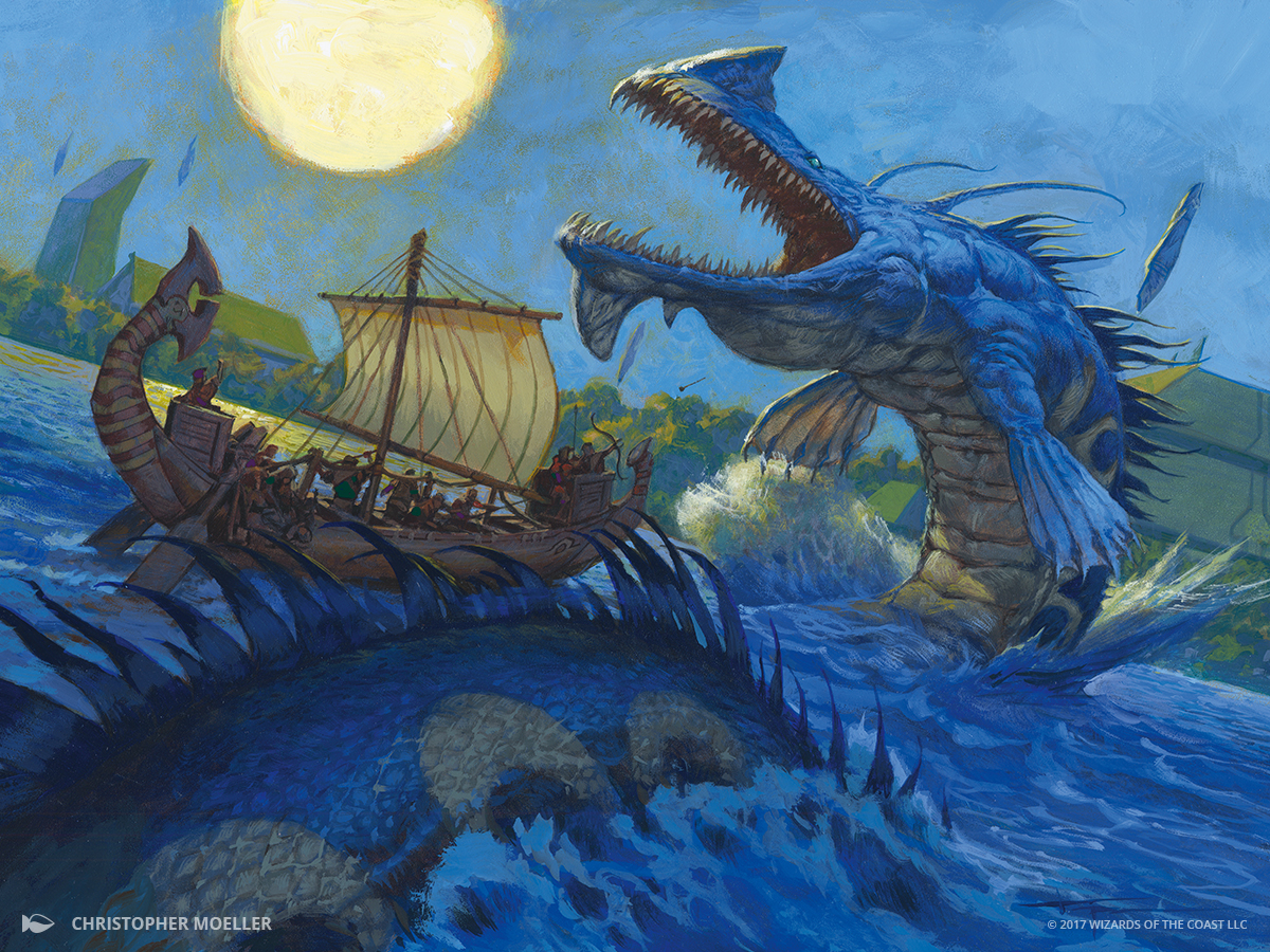 River Serpent Art Magic