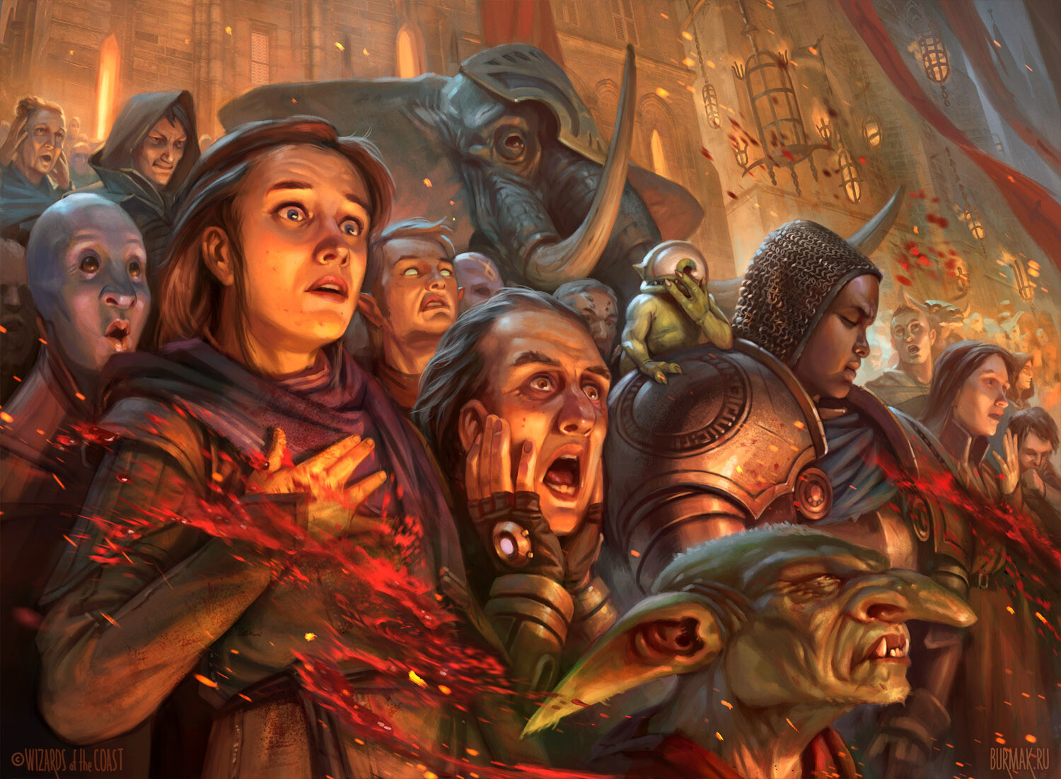 Captive Audience Art Magic Ravnica Allegiance