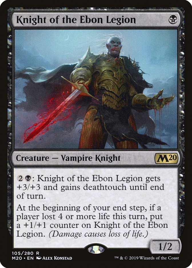 Knight of the Ebon Legion Magic Core Set 2020