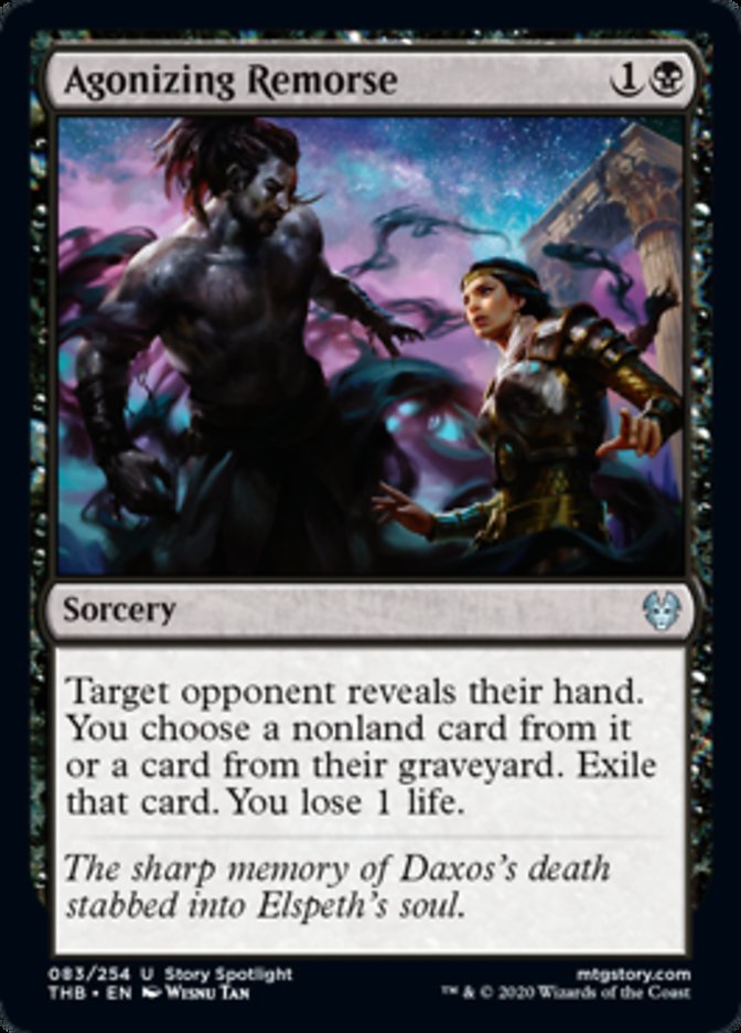 Agonizing Remorse Spoiler Magic Theros Beyond Death