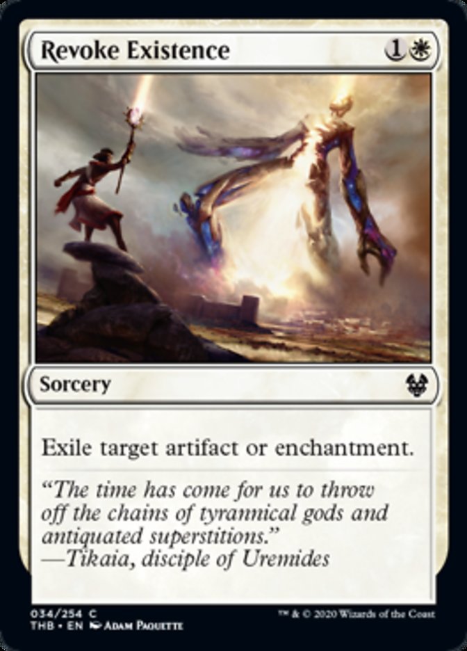 Revoke Existence Spoiler Magic Theros Beyond Death