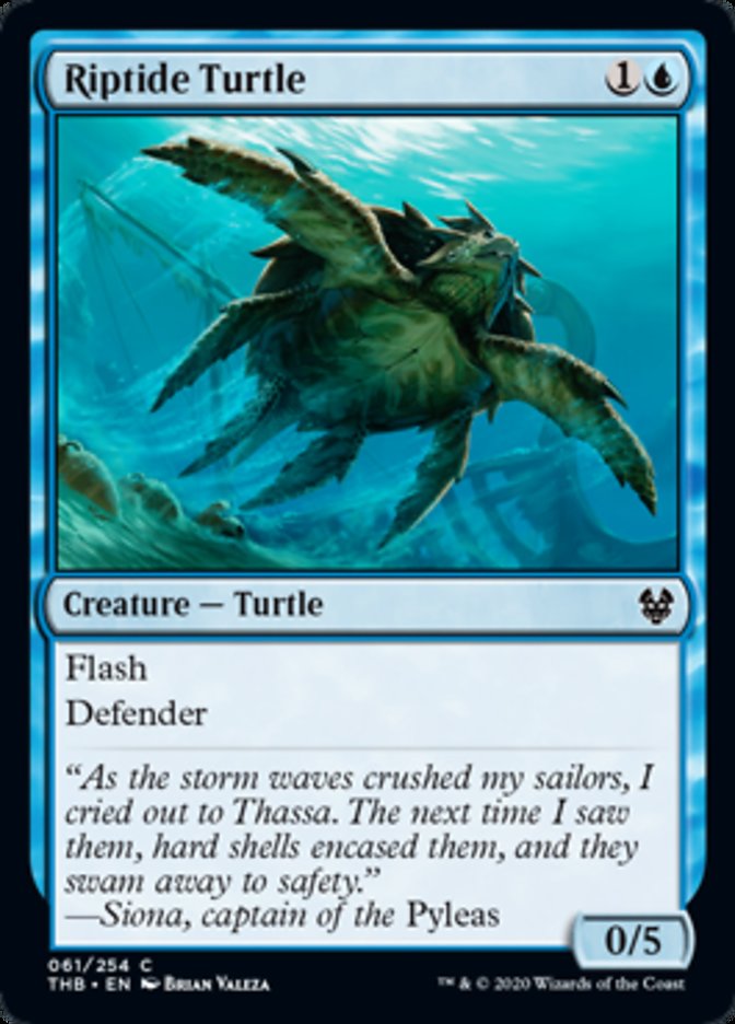 Riptide Turtle Spoiler Magic Theros Beyond Death