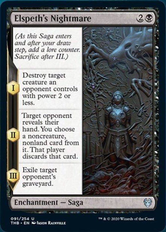 Elspeth's Nightmare Spoiler Magic Theros Beyond Death