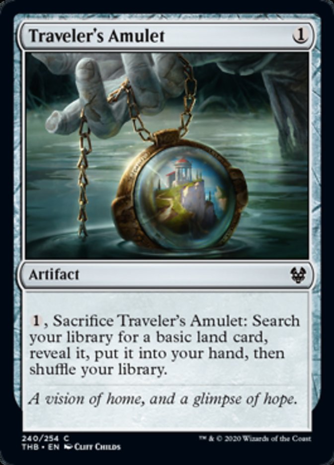 Traveler's Amulet Spoiler Magic Theros Beyond Death