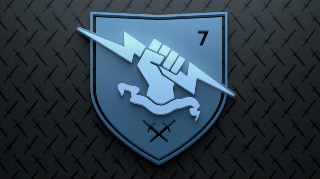 A blue shield logo with a closed fist around a thunderbolt.