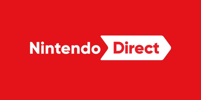 The Nintendo Direct logo, featuring an arrow-shaped wordmark.