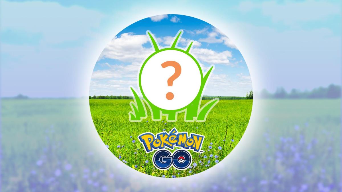 Pokemon Go logo. A circle with a question mark in the middle.