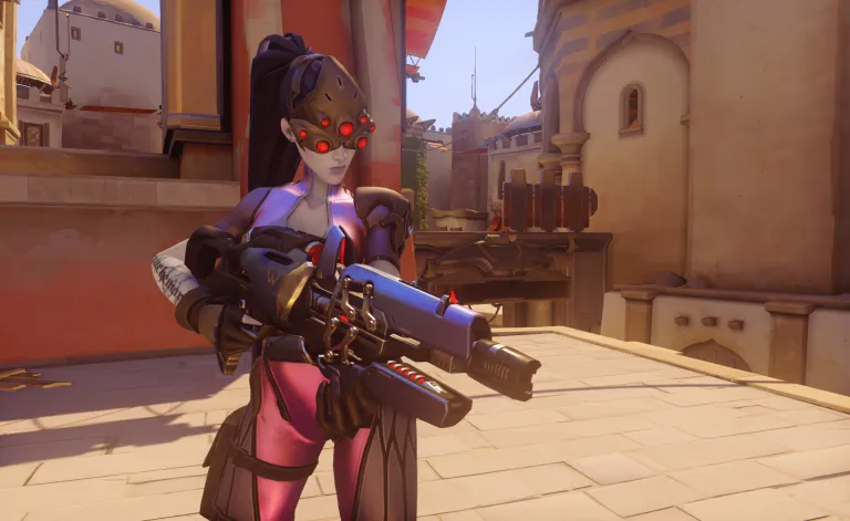 an idle Widowmaker