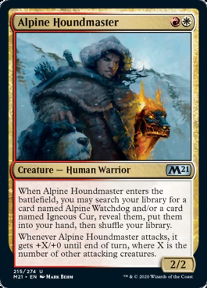 Alpine Houndmaster Magic Core Set 2021