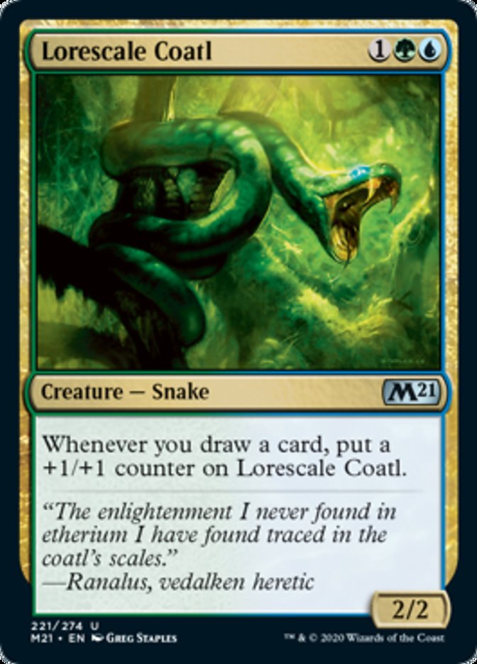 Lorescale Coatl Magic Core Set 2021