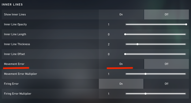 Movement Error in VALORANT