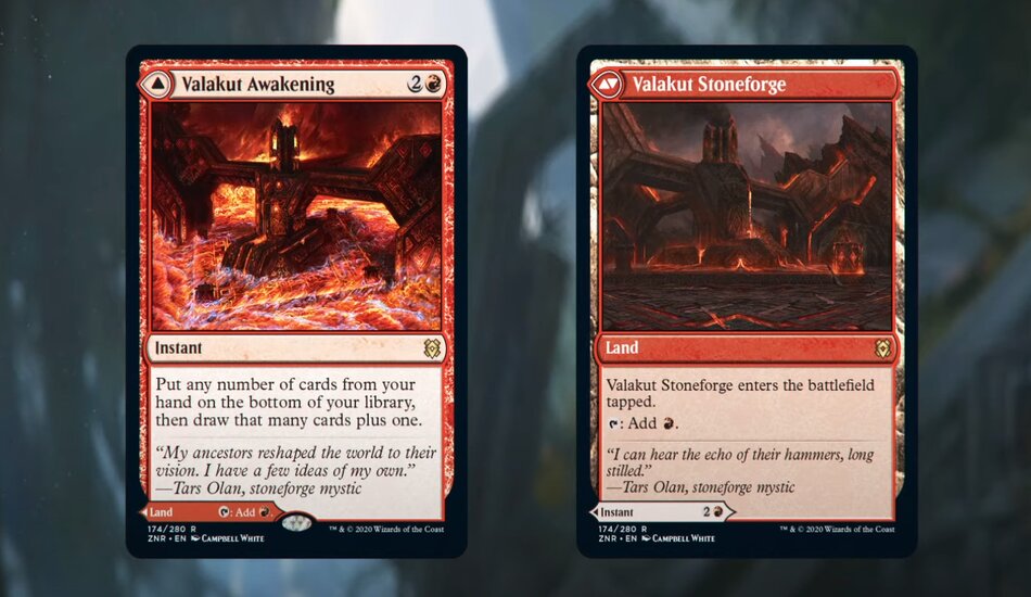 Zendikar Rising Modal Double Faced Cards