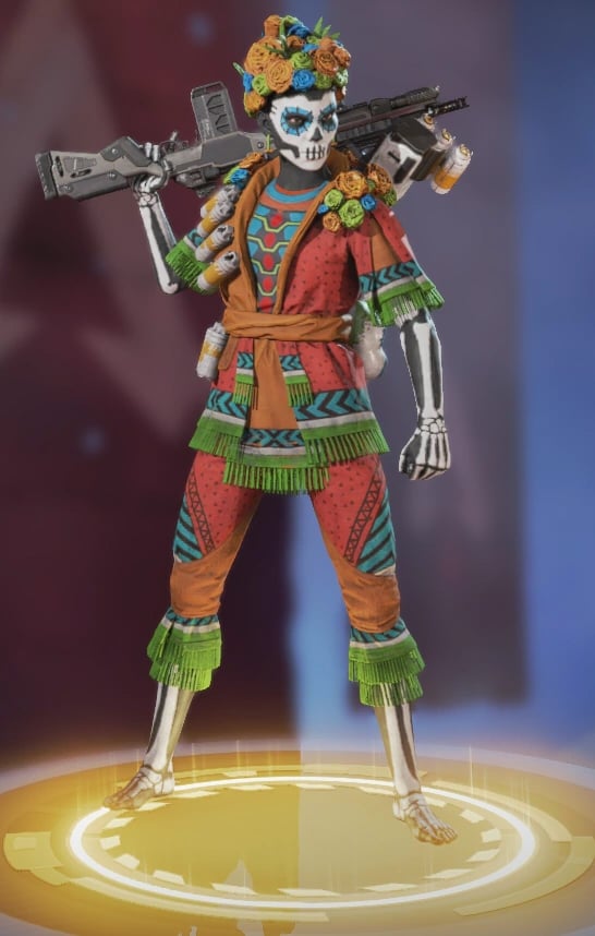 Bangalore wears a Dia de los Muertos-inspired skin.