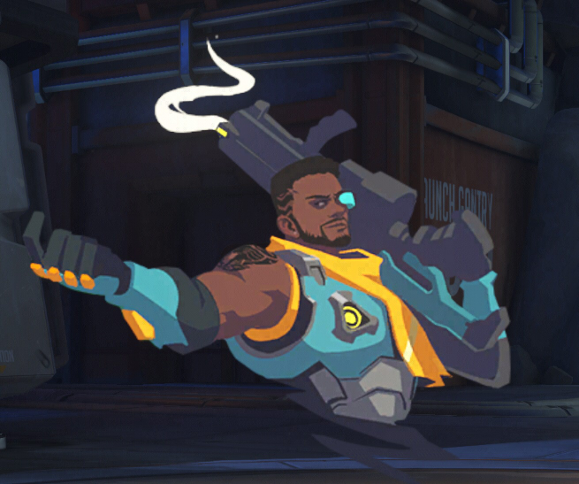 Baptiste points a sarcastic finger at his enemies.