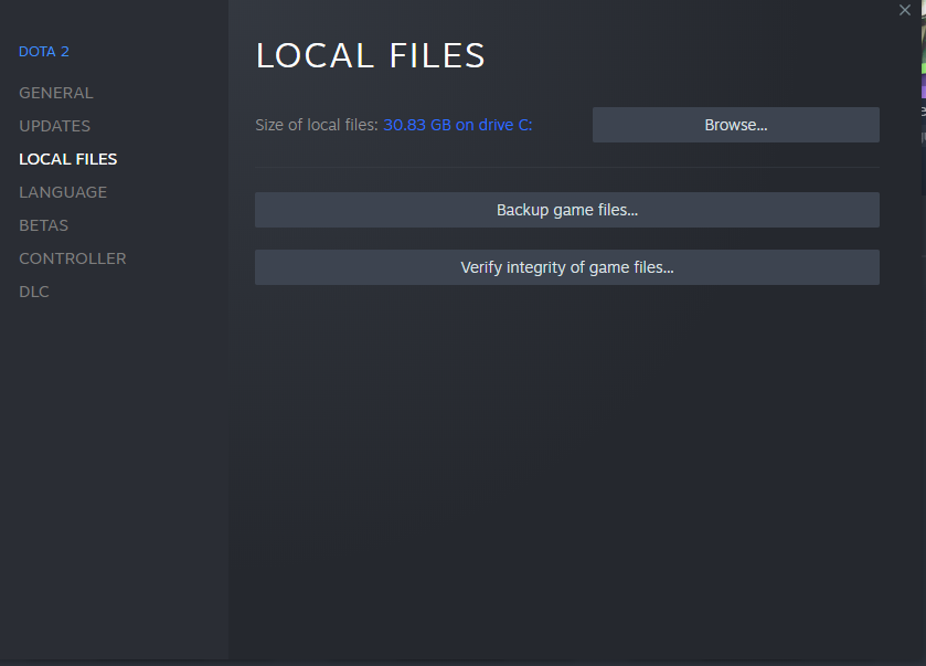 A screenshot of a Steam user settings page.