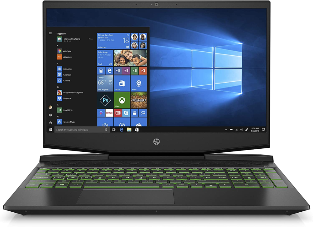 HP Pavilion Gaming 15-inch Micro-EDGE laptop