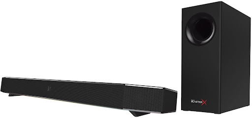 und BlasterX Katana Multi-Channel Surround Gaming and Entertainment Soundbar