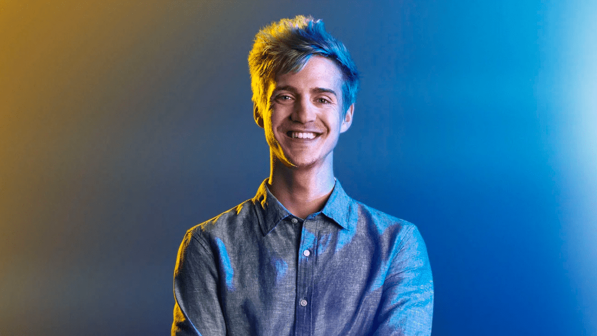 Streamer Ninja smiles straight ahead