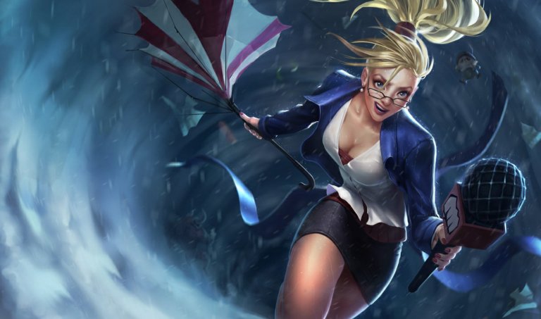 Forecast Janna splash art in League of Legends