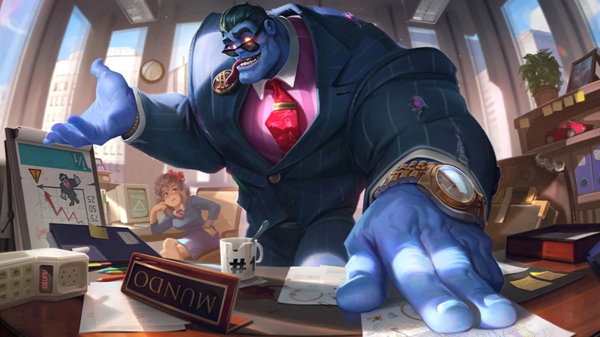 Corporate Dr Mundo in League of Legends.