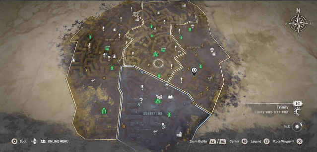 Moonshine safe code location on Dying Light 2 map