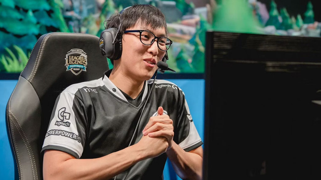 Doublelift at Riot Games studios.