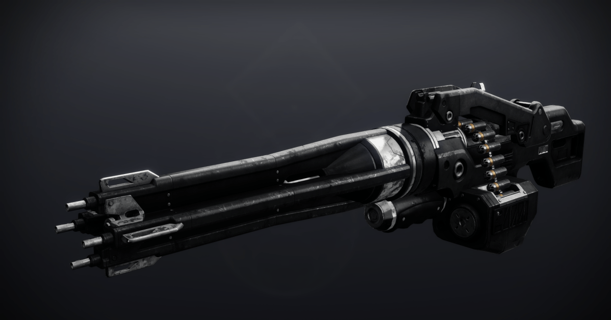 The Heir Apparent Machine Gun in the weapon inspect screen.