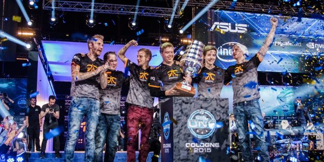 Fnatic's CS:GO team at ESL One Cologne 2015
