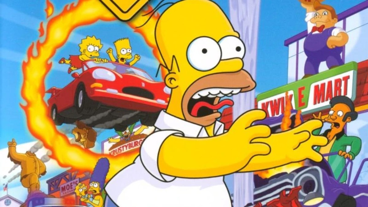 Simpsons Hit and Run Box Art