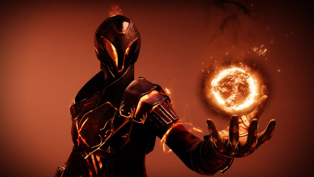 The class menu for a Solar Warlock in Destiny 2