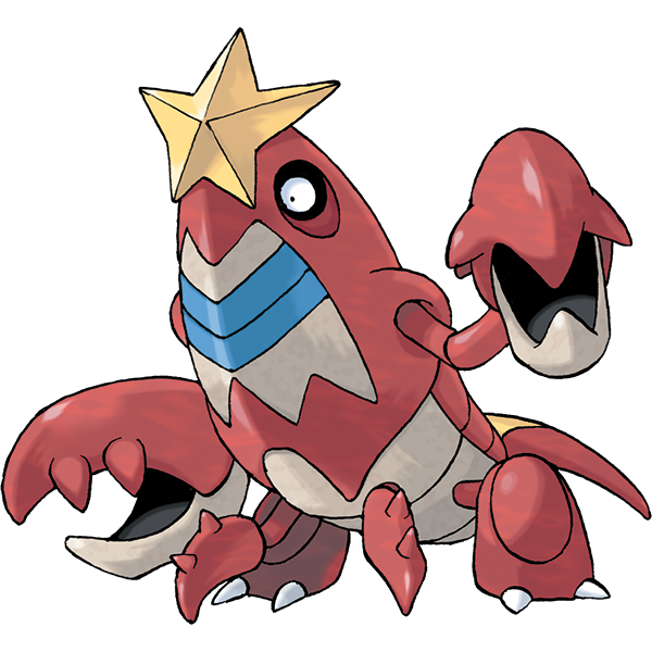 The Pokemon Crawdaunt.