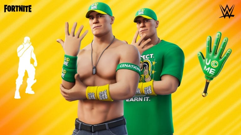 John Cena recreated in Fortnite's engine