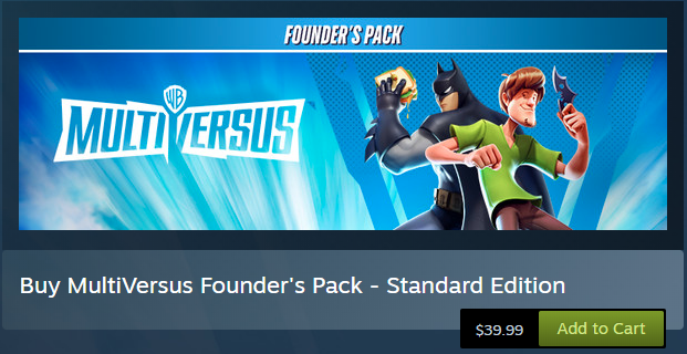 MultiVersus Founder's Pack - Standard on Steam