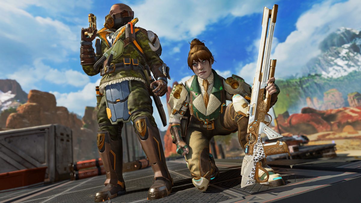 Caustic and Wraith wear brand-new battle pass skins.