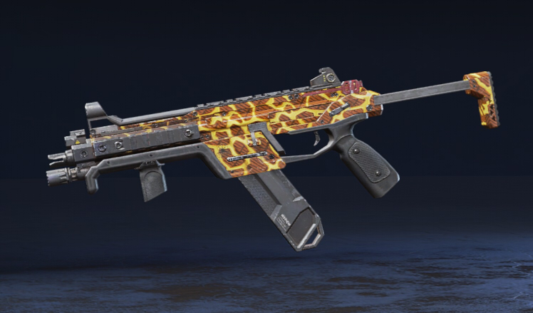 A cheetah-print R-99 skin.