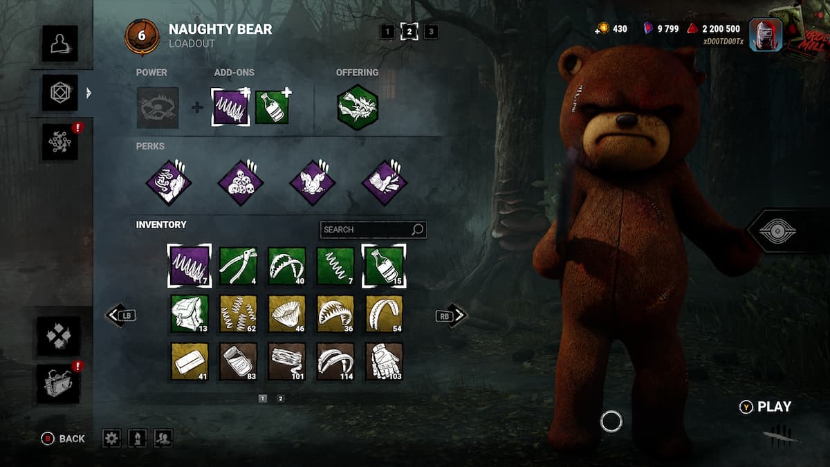 naughty bear trapper with a beginner load out