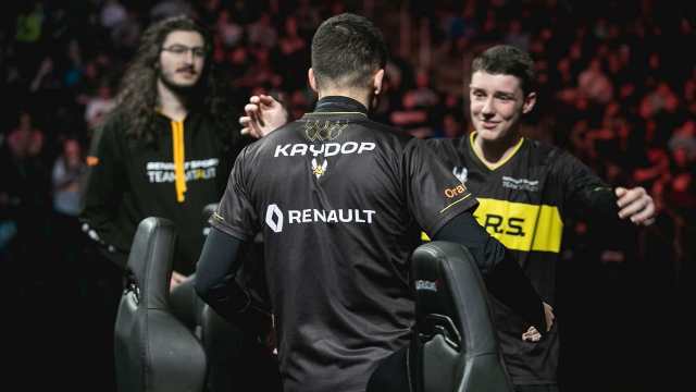 Kaydop and Scrub Killa embracing each other while in Vitality