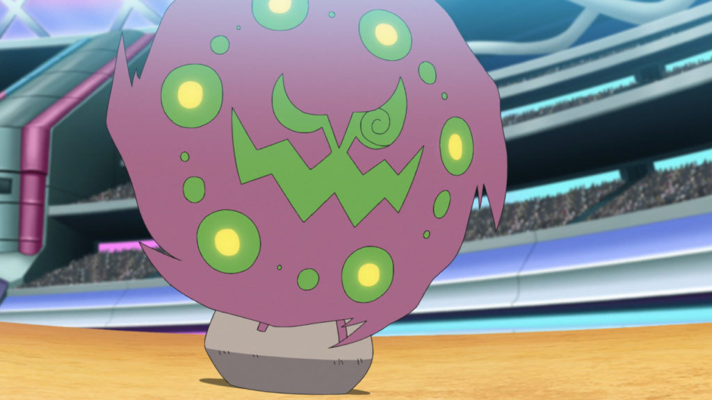 A Spiritomb in battle.