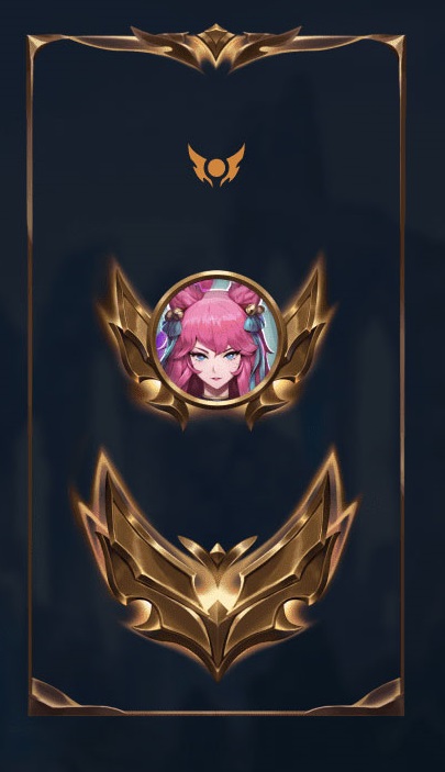 Gold ranked border in League of Legends