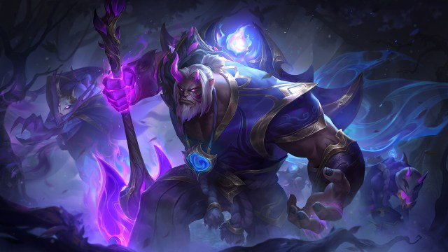 Spirit Blossom Yorick Splash Art in League of Legends