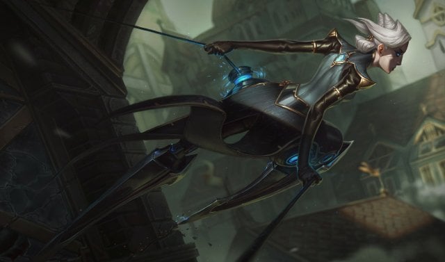 camile's splash art in league of legends