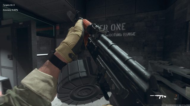 A screenshot of the RPK LMG in MW2.