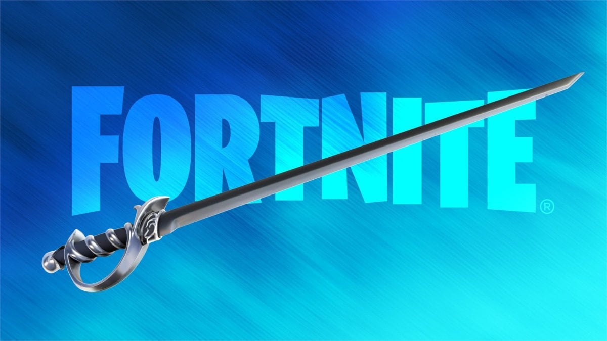 A Fortnite rapier pickaxe skin.