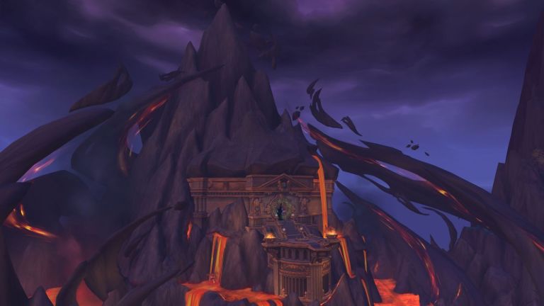 Vault of the Incarnates in WoW Dragonflight, exterior view