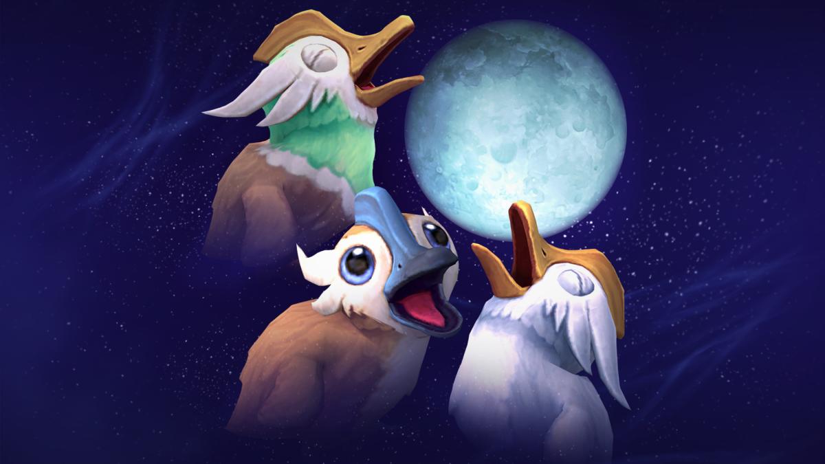 Ducks from the Dragon Isles and the Moon