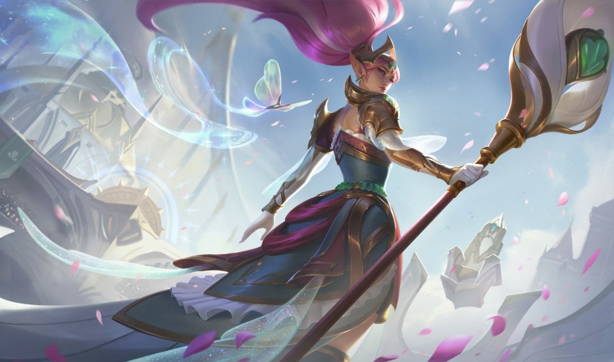 Splash art for Janna skin in League of Legends