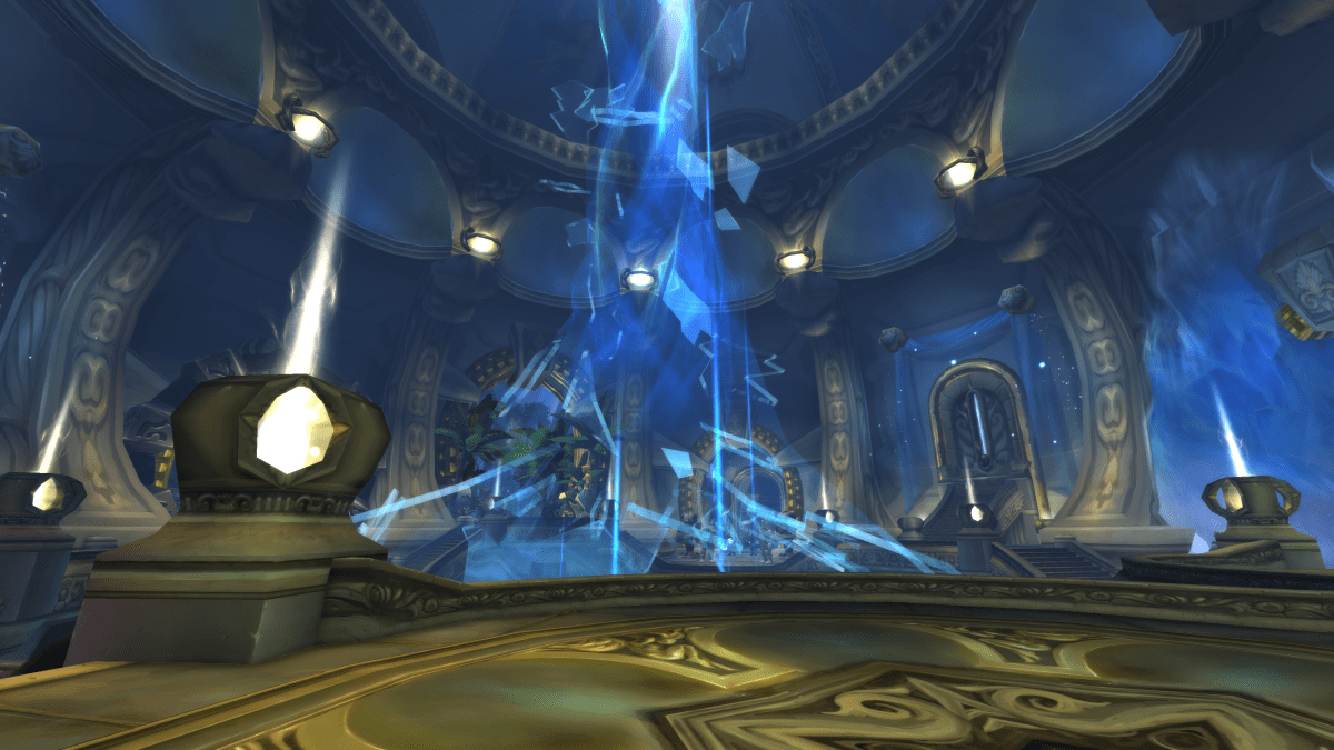 A chamber in Ulduar raid in WoW WOTLK Classic