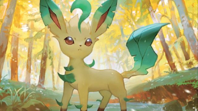 leafeon TCG art