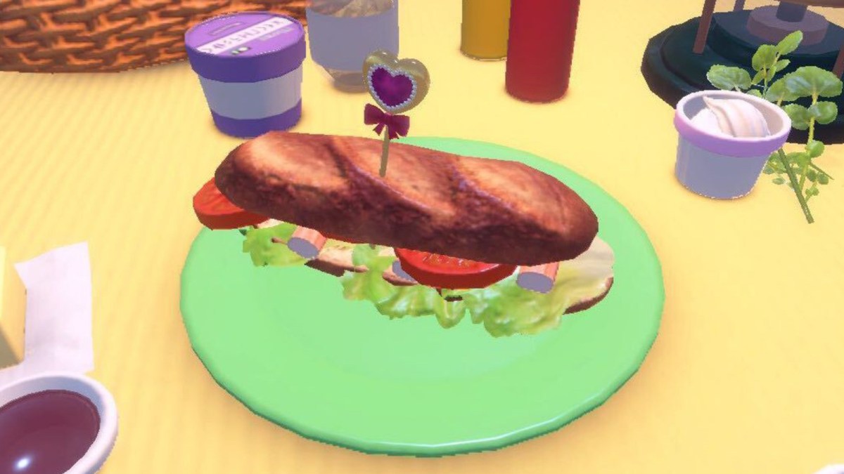 Pokémon Scarlet and Violet Sandwich