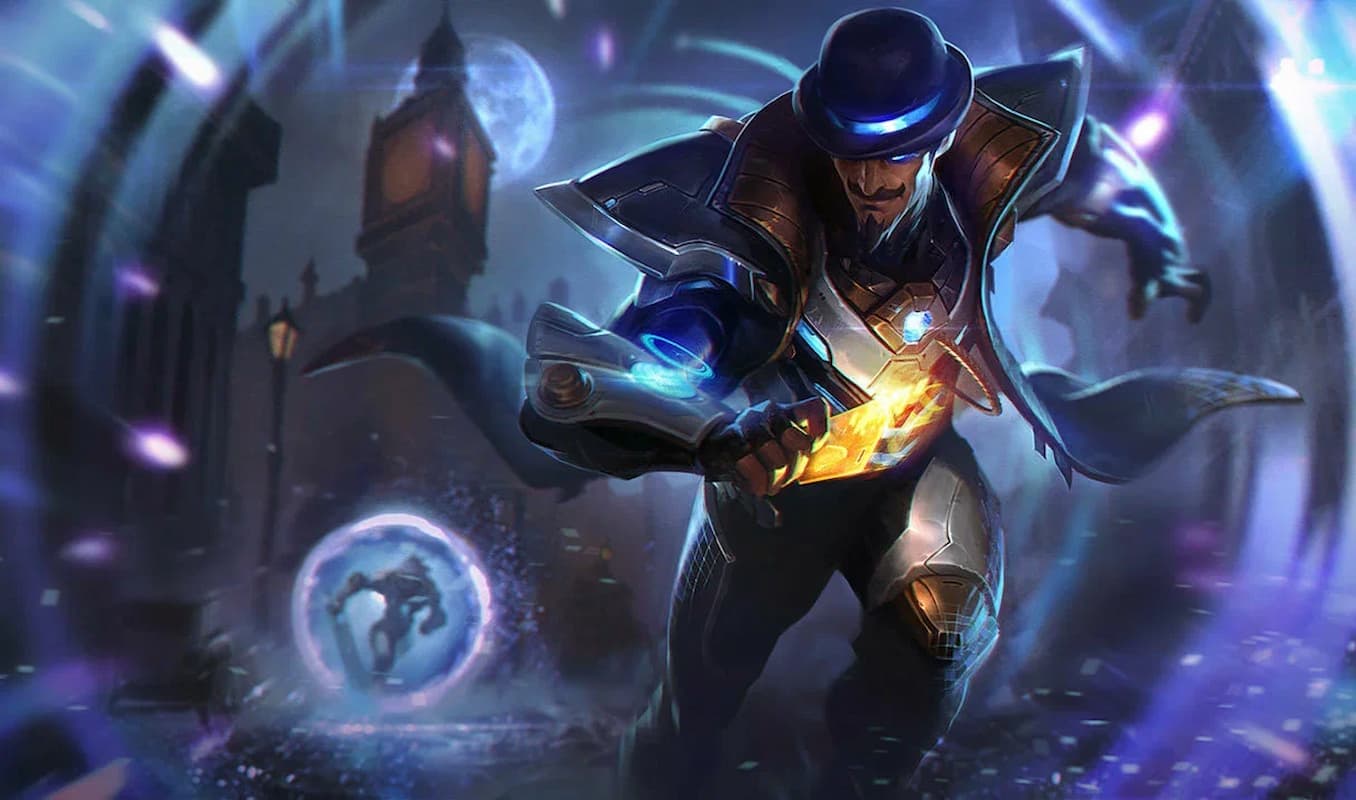 Image of Twisted Fate skin through TFT Set Nine Runeterra Reforged